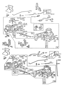 Carburetor Assemblies Diagram and Parts List for 112252-0049-XX  Briggs and Stratton Engine